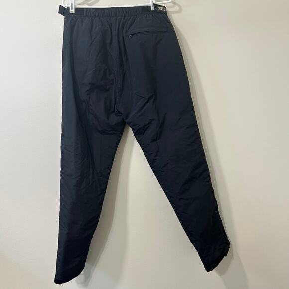 L.L. Bean Vtg Womens Sz Medium Black Nylon Thinsulate Snowpants Winter Snow - Picture 7 of 7